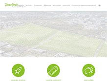 Tablet Screenshot of cleantechpark.de